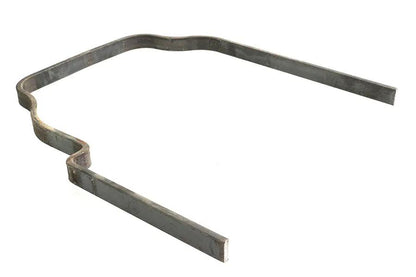 V-Twin B-7109 Flat Fender Brace Raw with Offset for Pulley and Wide Wheel by V-Twin