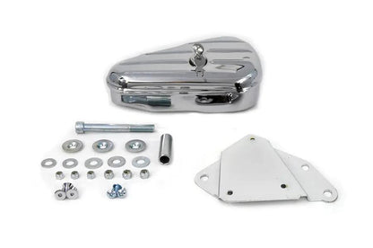 Wyatt Gatling Right Side Tool Box and Mount Kit Chrome for Harley Davidson FXST by Wyatt Gatling