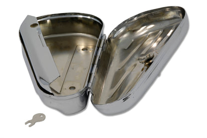 Wyatt Gatling 74348 Left Side Chrome Oval Tool Box