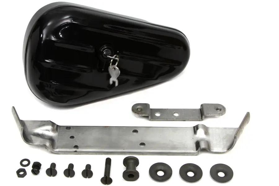 V-Twin Black Rigid Tool Box Kit for Harley Davidson FL (1941-1950) by V-Twin