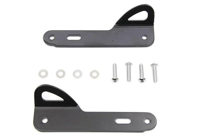 Wyatt Gatling Black Tie Down Bracket Kit for Harley Davidson FLHT (Part #302861) by Wyatt Gatling