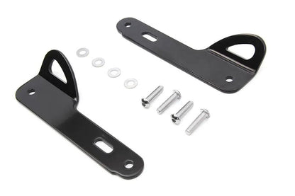 Wyatt Gatling Black Tie Down Bracket Kit for Harley Davidson FLHT (Part #302861) by Wyatt Gatling
