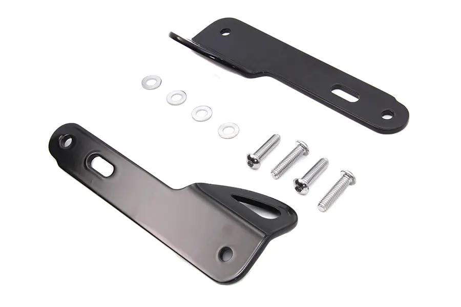 Wyatt Gatling Black Tie Down Bracket Kit for Harley Davidson FLHT (Part #302861) by Wyatt Gatling