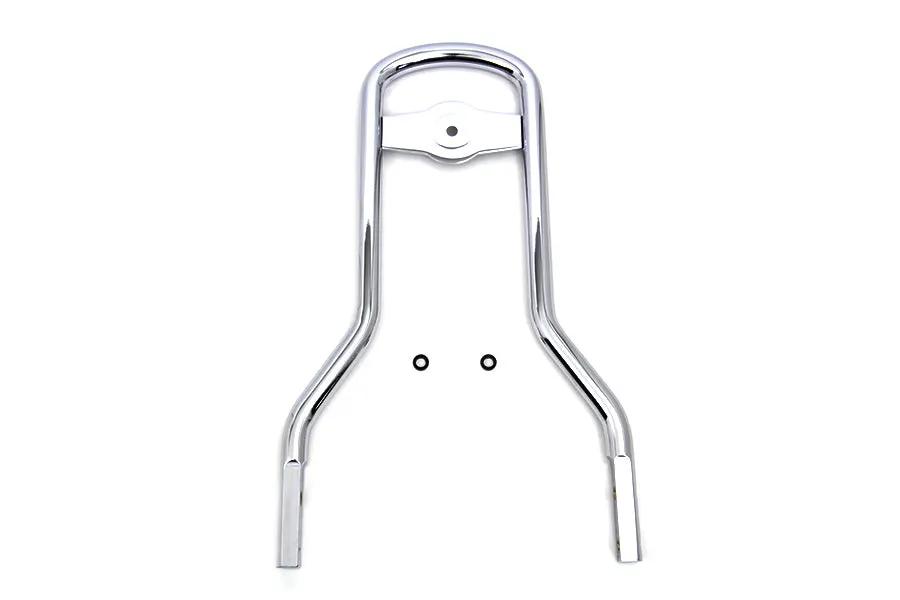 Wyatt Gatling 14-1/2 inch Mini Medallion Style Sissy Bar Upright Chrome for Harley Davidson XL & FXD Models Part #80193 by Wyatt Gatling