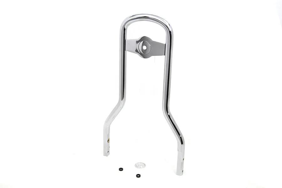 Wyatt Gatling 14-1/2 inch Mini Medallion Style Sissy Bar Upright Chrome for Harley Davidson XL & FXD Models Part #80193 by Wyatt Gatling