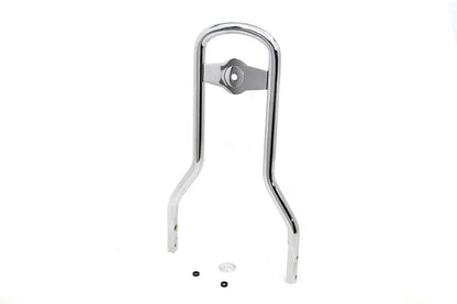 Wyatt Gatling 14-1/2 inch Mini Medallion Style Sissy Bar Upright Chrome for Harley Davidson XL & FXD Models Part #80193 by Wyatt Gatling
