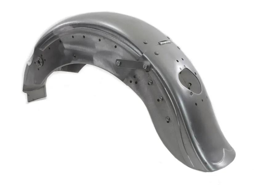 Wyatt Gatling Replica Rear Fender for Harley Davidson FL (1958-1967) with Hinged Tail and License Plate Mounting Holes by Wyatt Gatling