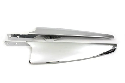 Wyatt Gatling Chrome Windshield Deflector Set for Harley Davidson FLST (1986-1995) by Wyatt Gatling