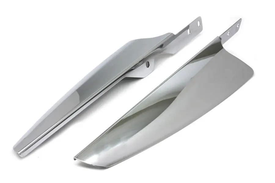 Wyatt Gatling Chrome Windshield Deflector Set for Harley Davidson FLST (1986-1995) by Wyatt Gatling