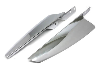 Wyatt Gatling Chrome Windshield Deflector Set for Harley Davidson FLST (1986-1995) by Wyatt Gatling