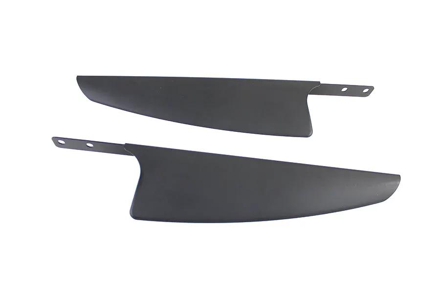Wyatt Gatling Part 77495B Black Windshield Deflector Set for Harley Davidson FLST by Wyatt Gatling