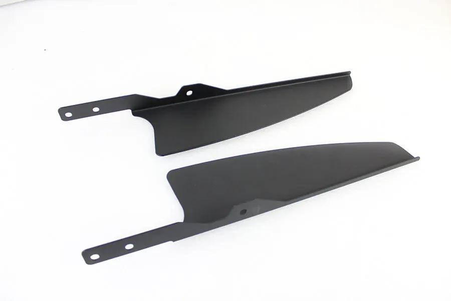 Wyatt Gatling Part 77495B Black Windshield Deflector Set for Harley Davidson FLST by Wyatt Gatling