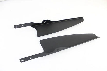Wyatt Gatling Part 77495B Black Windshield Deflector Set for Harley Davidson FLST by Wyatt Gatling