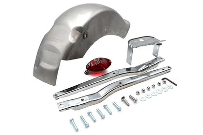 V-Twin Rear Fender Kit Bobbed with Cateye Tail Lamp - 31-Inch Length by V-Twin