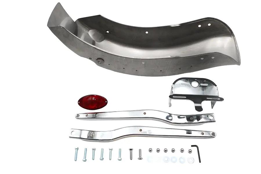 V-Twin Rear Fender Kit Bobbed with Cateye Tail Lamp - 31-Inch Length by V-Twin