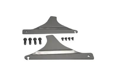 Wyatt Gatling Sissy Bar Side Plates Chrome Part 08-0526 for Harley Davidson FLSTC (1986-1995) by Wyatt Gatling