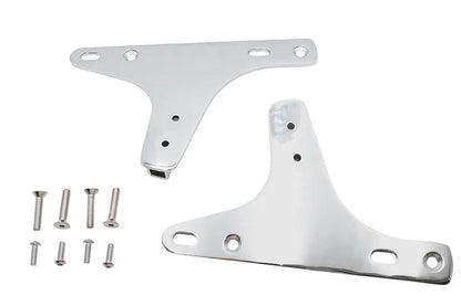 Wyatt Gatling Part 08-0501 Sissy Bar Side Plates for Harley Davidson FL Models by Wyatt Gatling