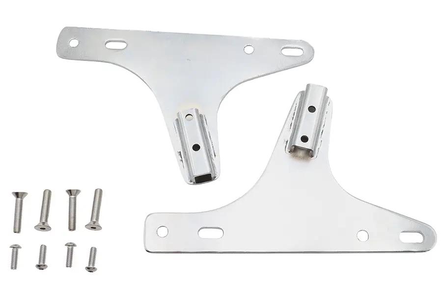 Wyatt Gatling Part 08-0501 Sissy Bar Side Plates for Harley Davidson FL Models by Wyatt Gatling