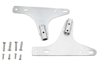 Wyatt Gatling Part 08-0501 Sissy Bar Side Plates for Harley Davidson FL Models by Wyatt Gatling