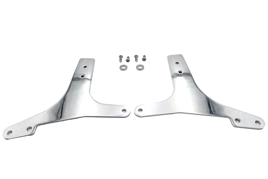 Wyatt Gatling Sissy Bar Side Plates for Harley-Davidson FXR, Part Number 08-0522
