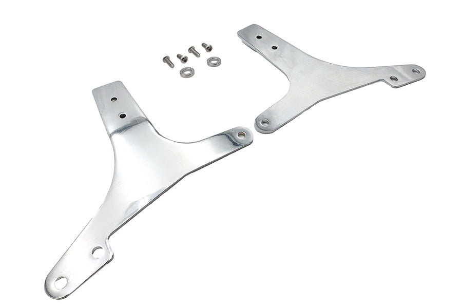 Wyatt Gatling Sissy Bar Side Plates for Harley-Davidson FXR, Part Number 08-0522