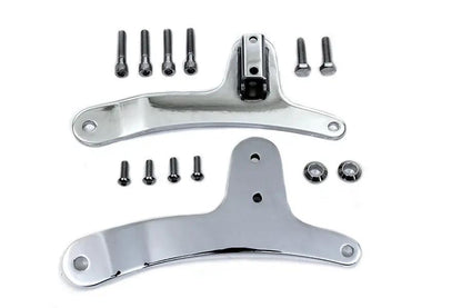 Wyatt Gatling Sissy Bar Side Plates for Harley Davidson XL Models - 8 Inch Center to Center by Wyatt Gatling