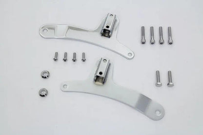 Wyatt Gatling Sissy Bar Side Plates for Harley Davidson XL Models - 8 Inch Center to Center by Wyatt Gatling