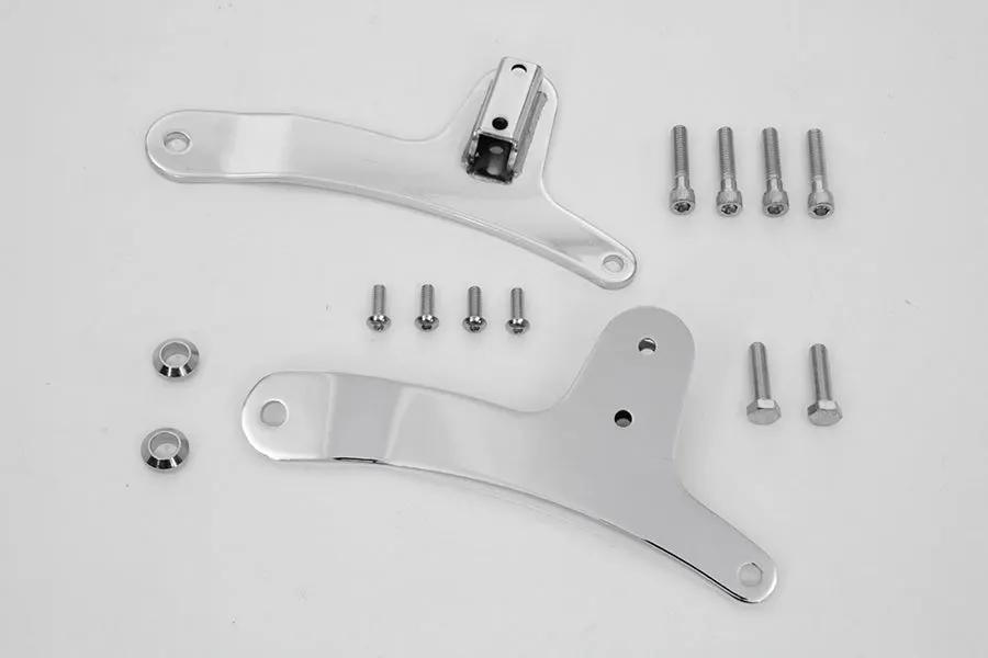 Wyatt Gatling Sissy Bar Side Plates for Harley Davidson XL Models - 8 Inch Center to Center by Wyatt Gatling