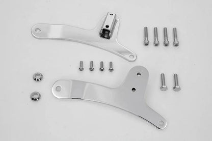 Wyatt Gatling Sissy Bar Side Plates for Harley Davidson XL Models - 8 Inch Center to Center by Wyatt Gatling