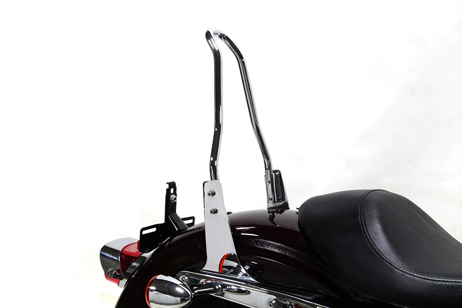 Wyatt Gatling 08-0534A Chrome Sissy Bar Side Plates for Harley Davidson XL (2004-2013)