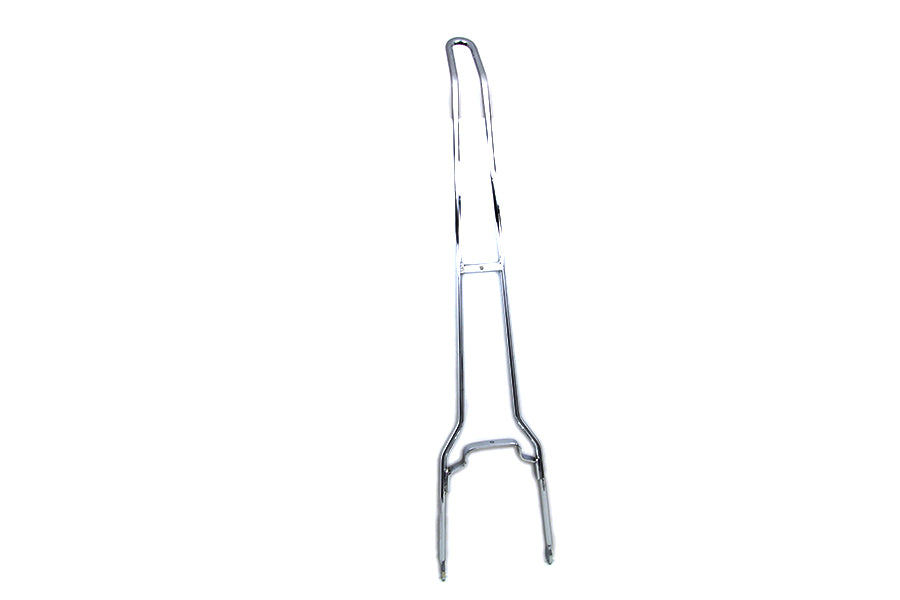Paughco 49 Inch Captain America Style Chrome Sissy Bar with 15 Inch Fender Mount Distance