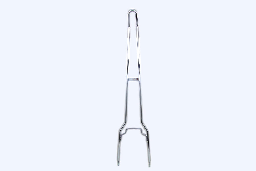 Paughco 49 Inch Captain America Style Chrome Sissy Bar with 15 Inch Fender Mount Distance