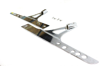 Wyatt Gatling Part Number 086082 Sissy Bar Side Plates for Harley Davidson FXDWG and FXDF Models
