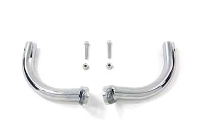 Wyatt Gatling Chrome Saddlebag Guard Eliminator Brackets for Harley Davidson FLT