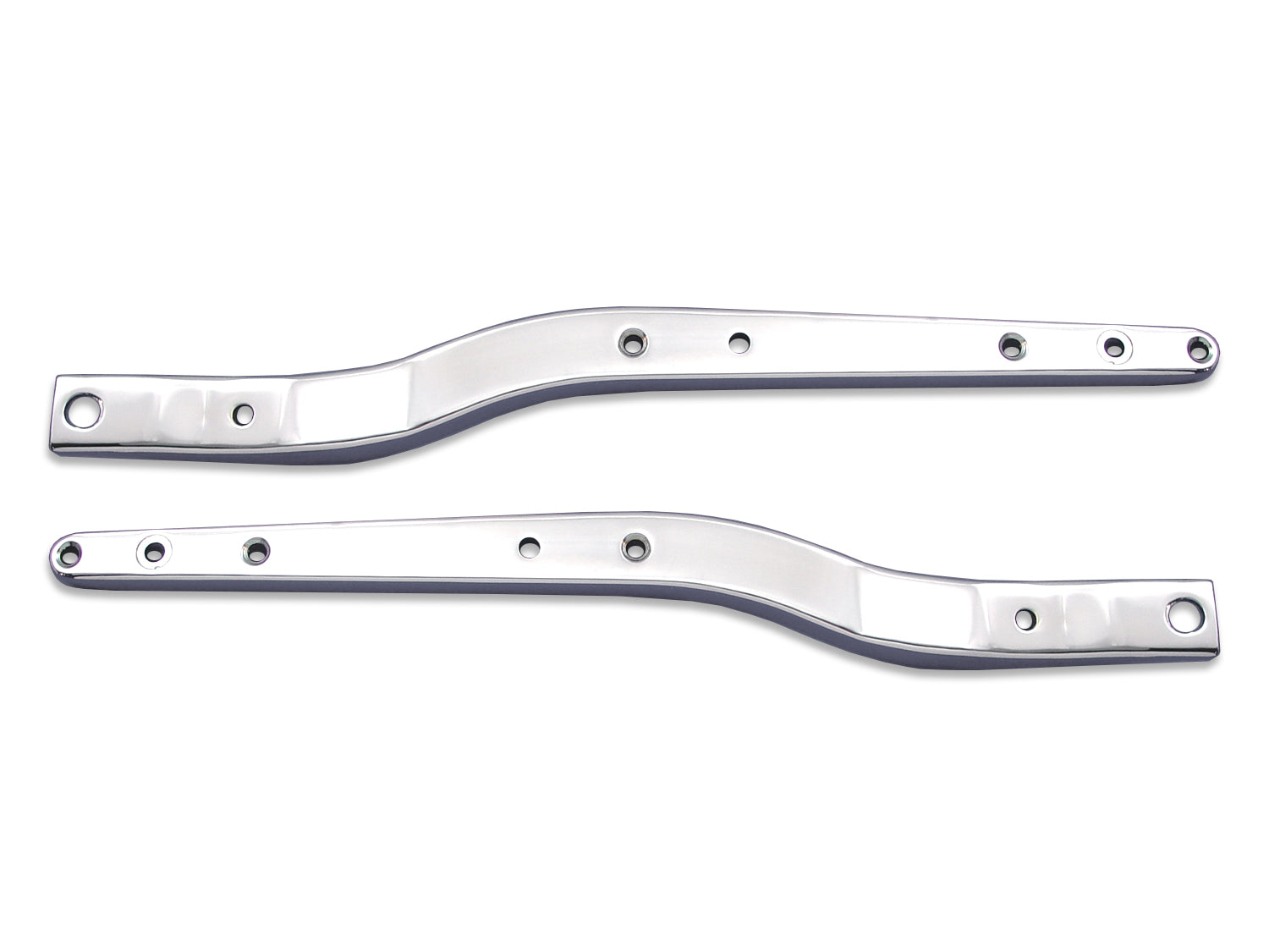 Wyatt Gatling Replica Rear Fender Strut Set Chrome for Harley Davidson FLH (1958-1967)