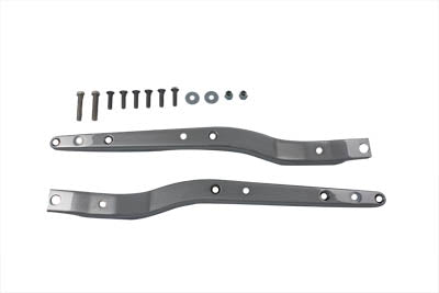 Wyatt Gatling Replica FLH Rear Fender Chrome Strut Set with 7 Holes