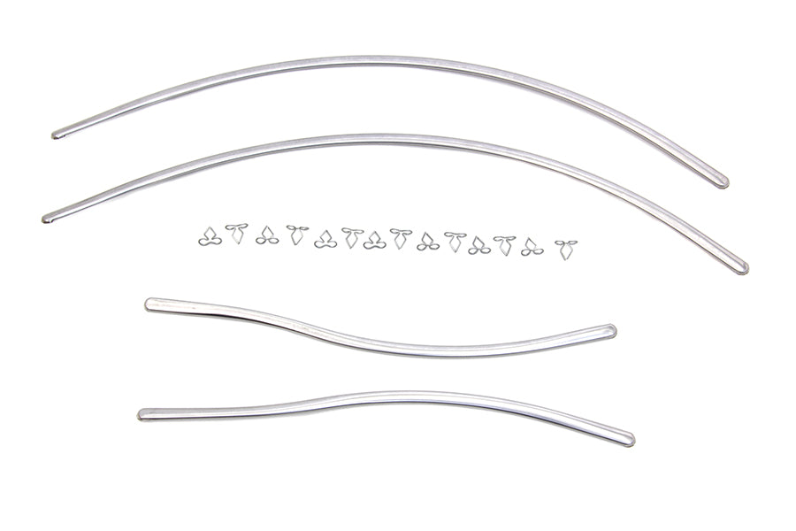 V-Twin Rear Fender Trim Kit for Harley Davidson FL and EL Models