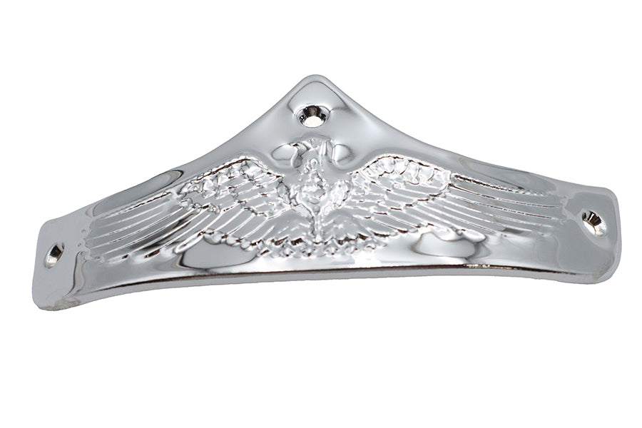 Wyatt Gatling 70138C Eagle Chrome Front Fender Tip - Durable Metal Over Chrome Finish