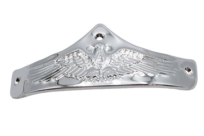 Wyatt Gatling 70138C Eagle Chrome Front Fender Tip - Durable Metal Over Chrome Finish