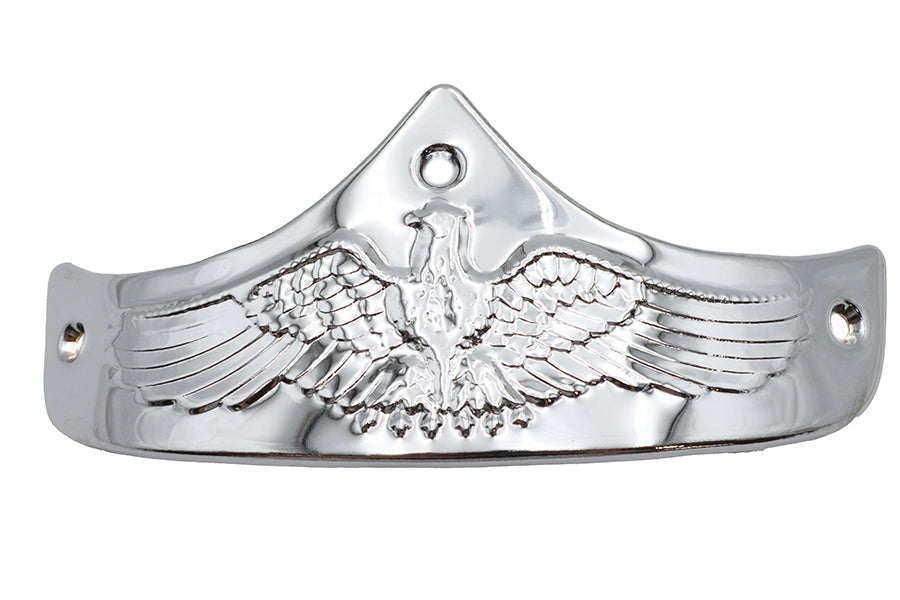 Wyatt Gatling 70138C Eagle Chrome Front Fender Tip - Durable Metal Over Chrome Finish
