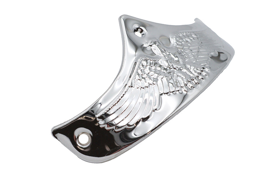 Wyatt Gatling 70138C Eagle Chrome Front Fender Tip - Durable Metal Over Chrome Finish