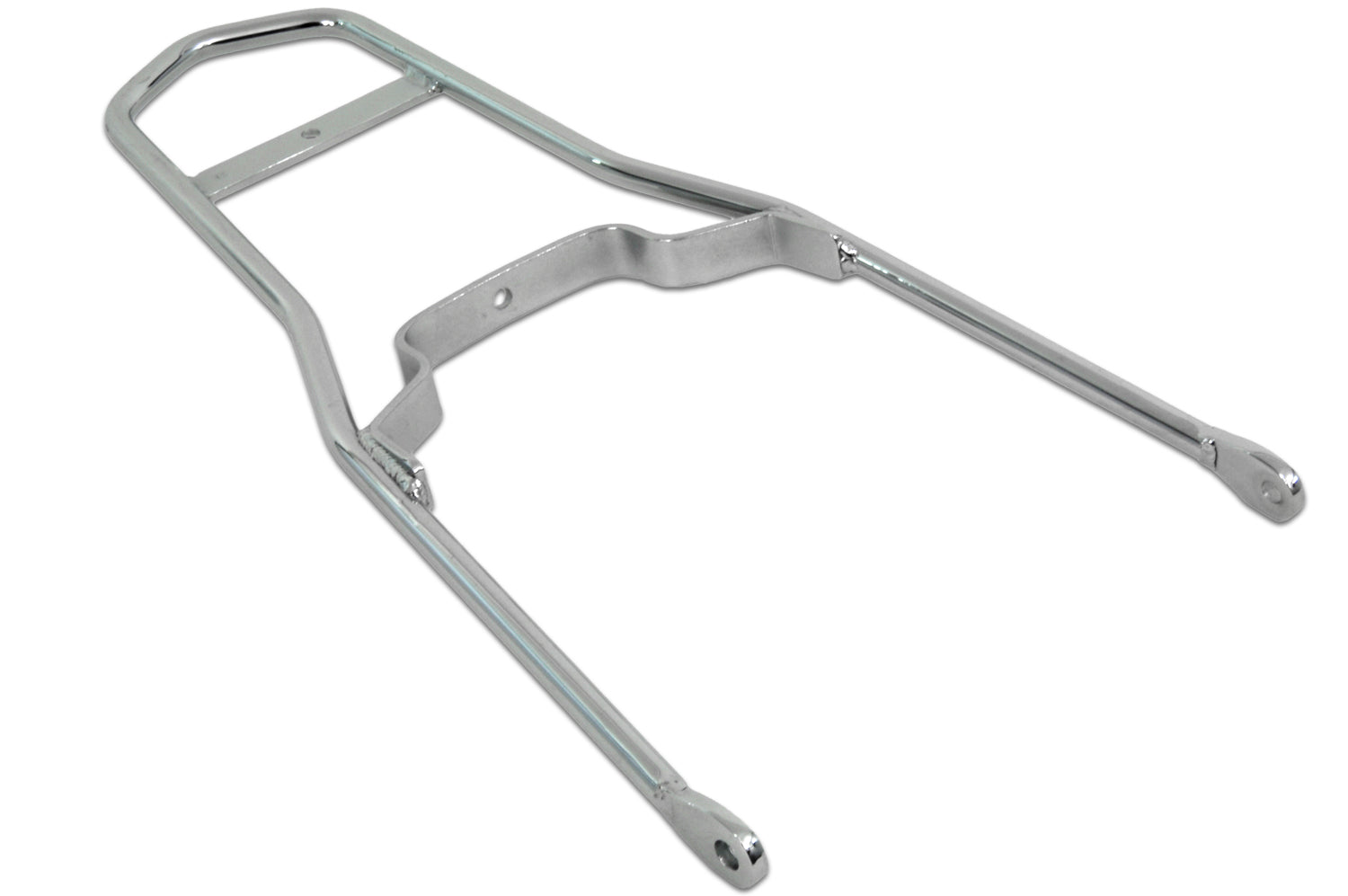 Paughco 24 Inch Round Sissy Bar Flat Fender Style Chrome Part 80226