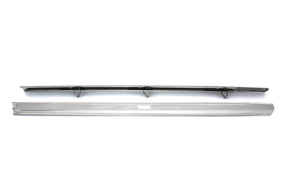 Wyatt Gatling Stainless Steel Front Fender Trim Side Rails for Harley Davidson FL 1949-1956