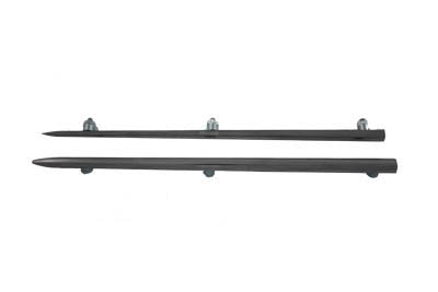 Wyatt Gatling Stainless Steel Front Fender Tip Side Rails for Harley Davidson FLH (1967-1976)