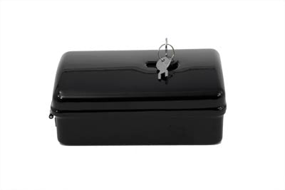 Wyatt Gatling Rectangular Black Tool Box for Harley Davidson EL and UL Models