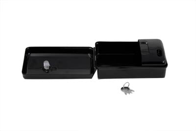 Wyatt Gatling Rectangular Black Tool Box for Harley Davidson EL and UL Models