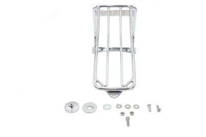 Wyatt Gatling Chrome Luggage Rack for Harley Davidson FXST Models