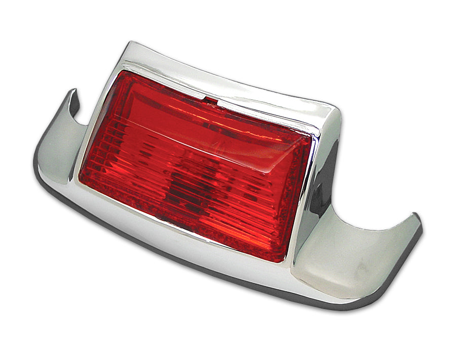 Wyatt Gatling Chrome Rear Fender Tip with Light for Harley Davidson FLT (1984-1993)