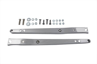 Wyatt Gatling Replica Chrome Rear Fender Strut Set for Harley Davidson XL 1973-1978