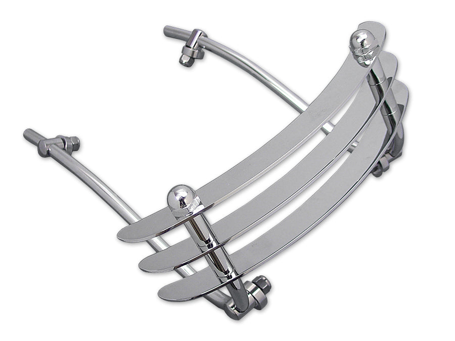 Wyatt Gatling Chrome Front Fender Trim Bumper Grill Part 77082 for Harley Davidson FL 1955-1957